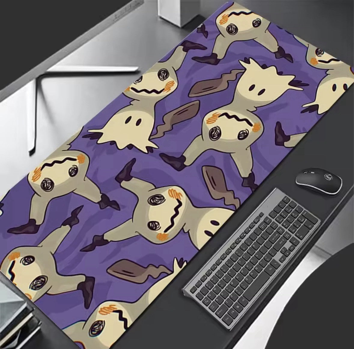 Pokemon Mimikyu Playmat Unofficial Gaming Mat Table Top Desk Nonslip Cover 24”