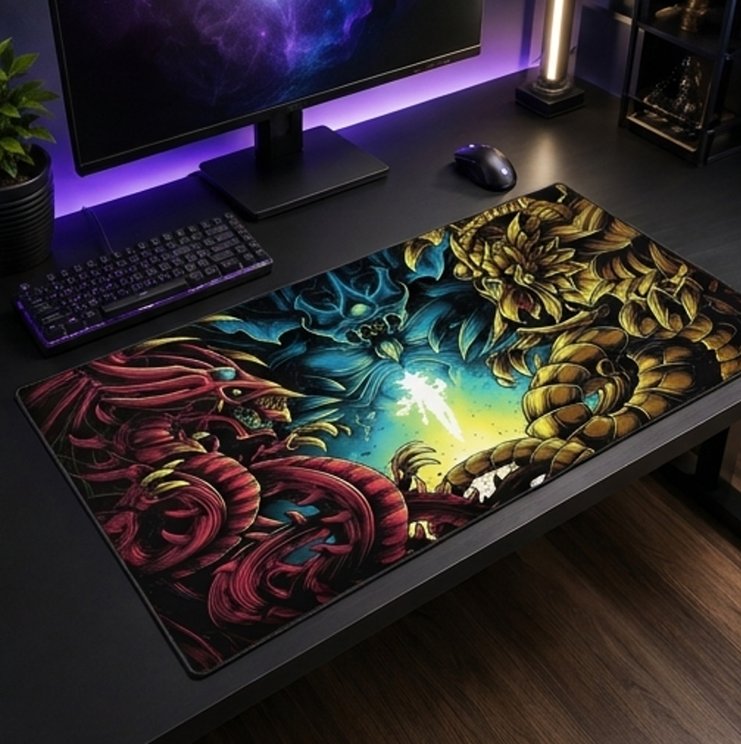 Egyptian Gods Divine Trinity Yu-Gi-Oh playmat — Togekid