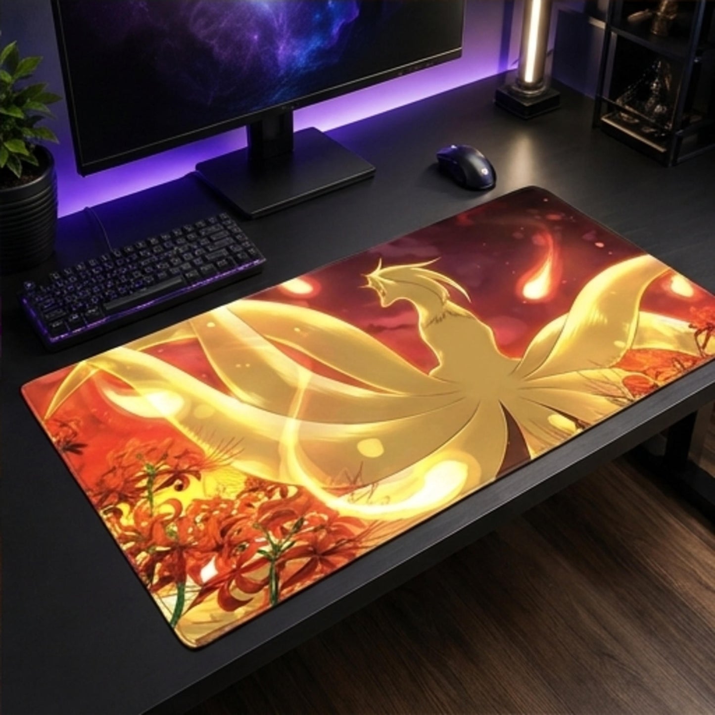 Ninetales Mystic Flames trading card game playmat — Togekid