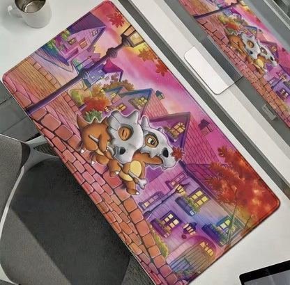 Cubone Pokemon Playmat Gaming Office Room Desk Mat Pad Mousepad 24”