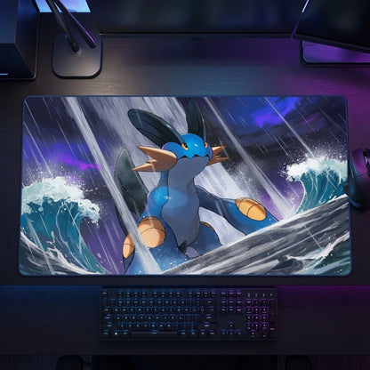 Swampert Pokemon TCG Card Game Custom Desktop Standard Playmat 24x14"