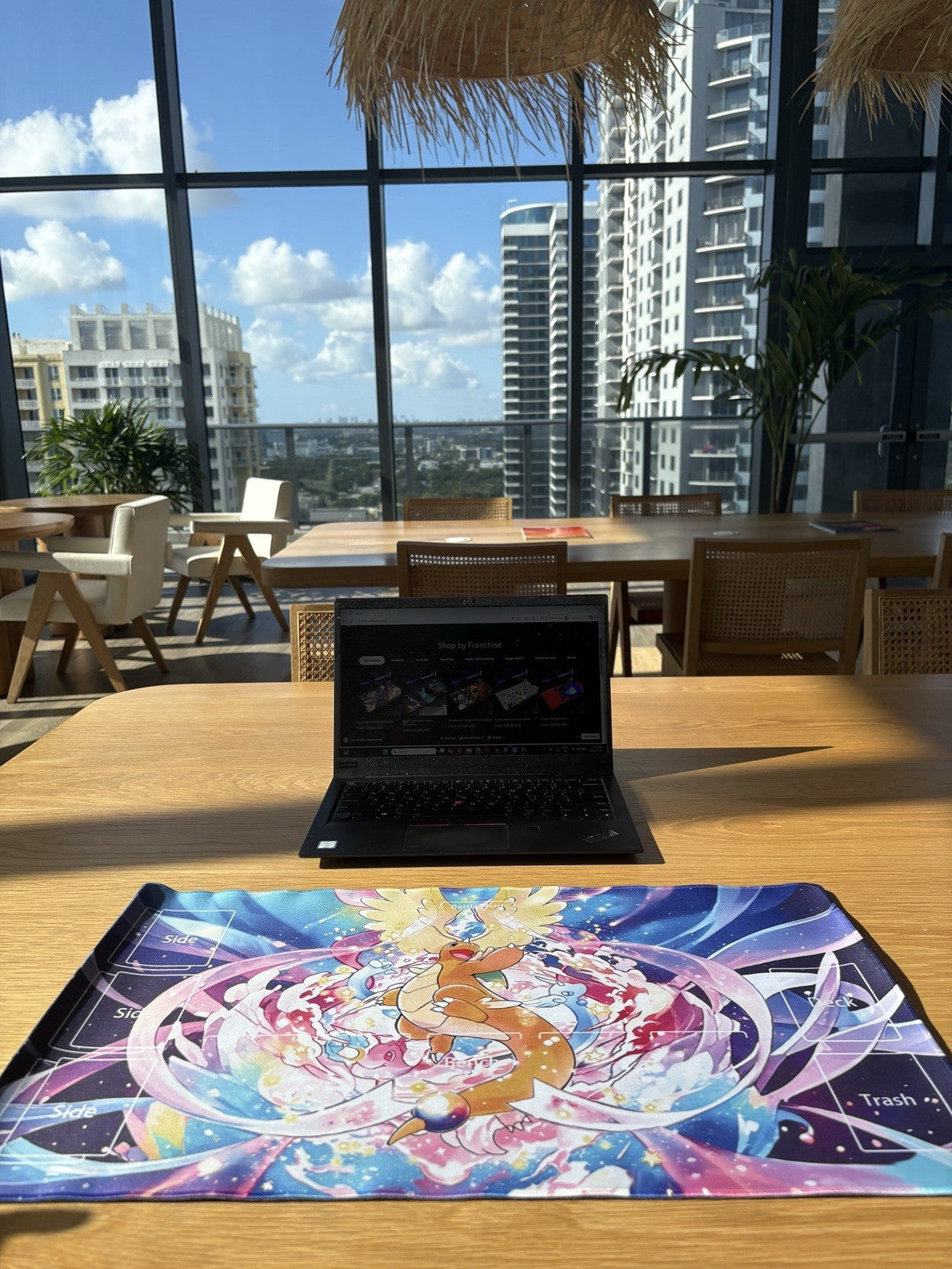 Dragonite EX Ascended Heroes SIR Alt Art Custom Pokémon TCG Playmat Mousepad