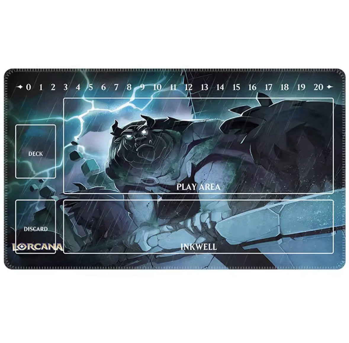 Disney Lorcana TCG Custom Playmat Beauty And The Beast Keyboard Mousepad 24”