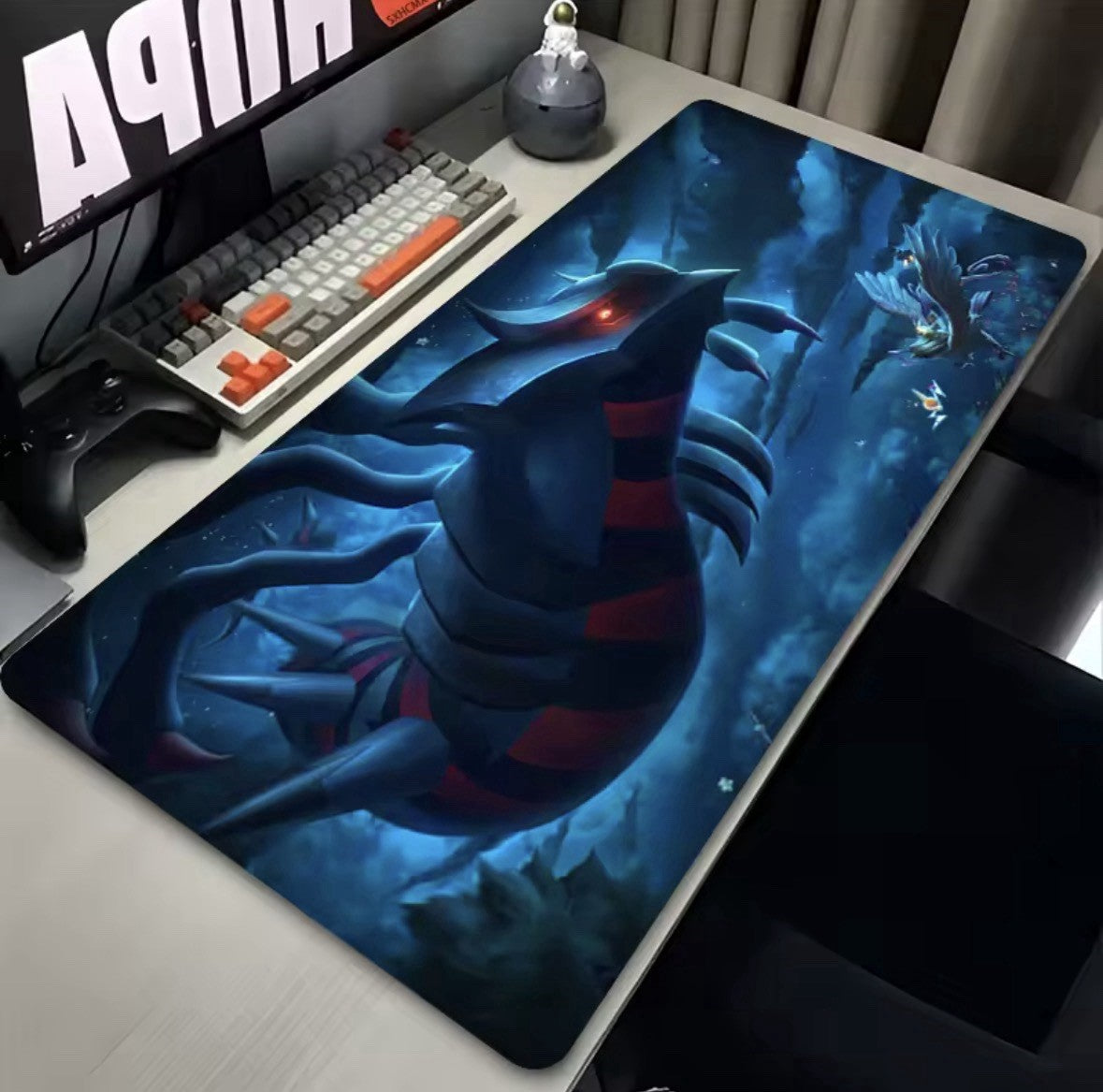 Pokemon Giratina Legendary Gaming TCG Card Playmat Keyboard Speed Mousepad 24”