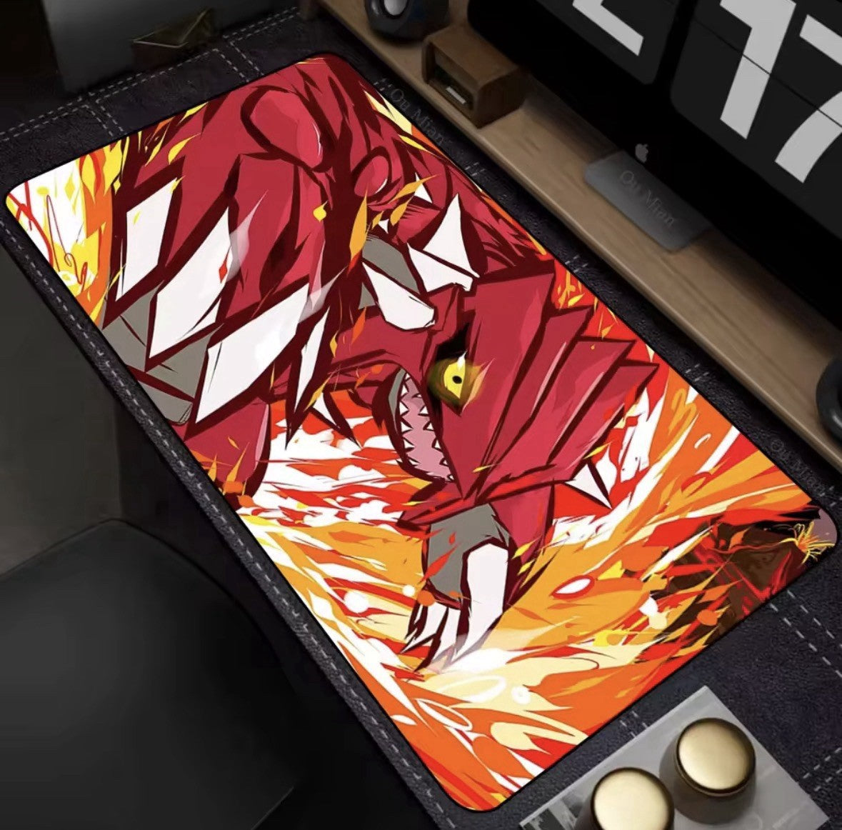 Groudon Legendary Pokemon Playmat Gaming Office Room Desk Card Pad Mousepad 24”