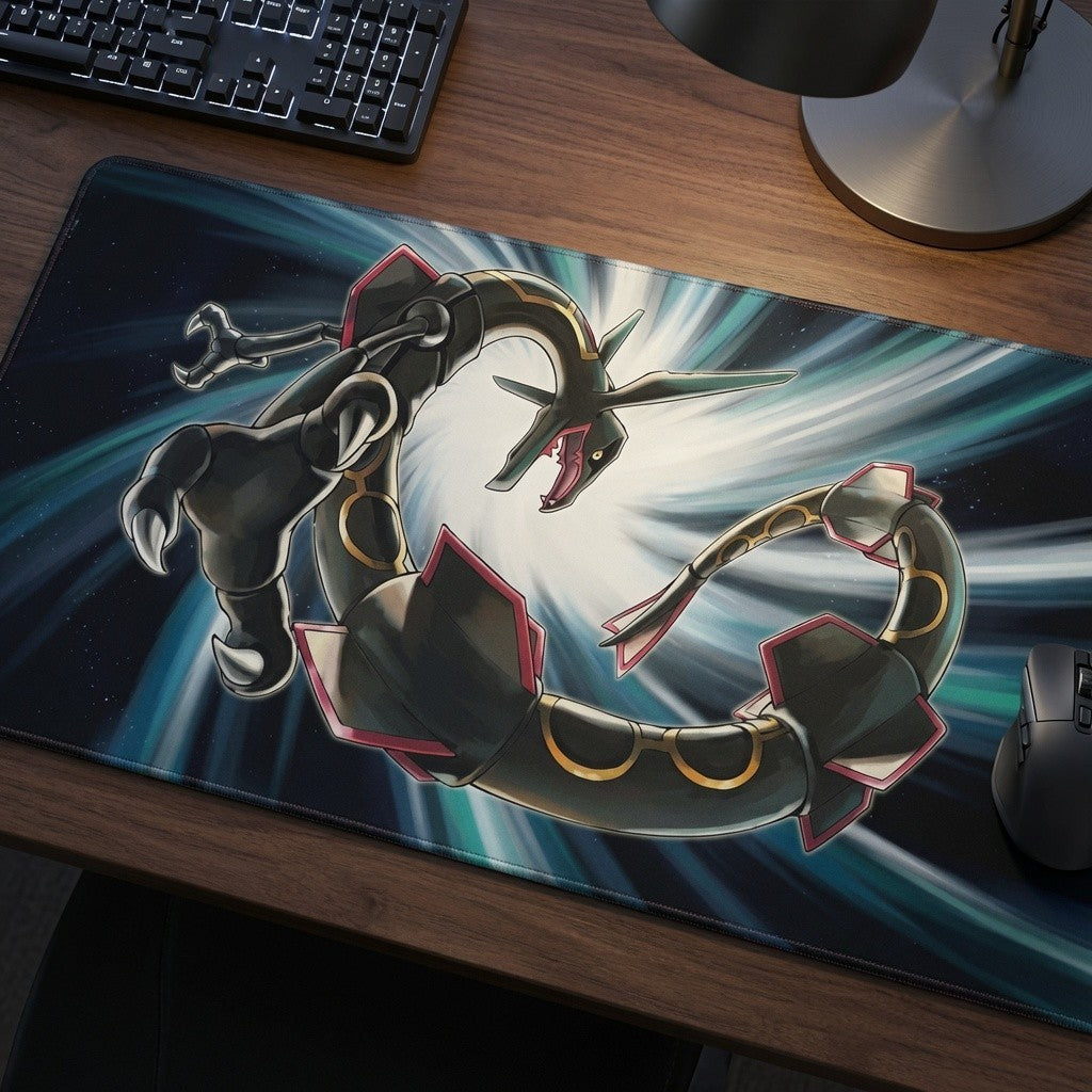 Shiny Rayquaza Golden Sky