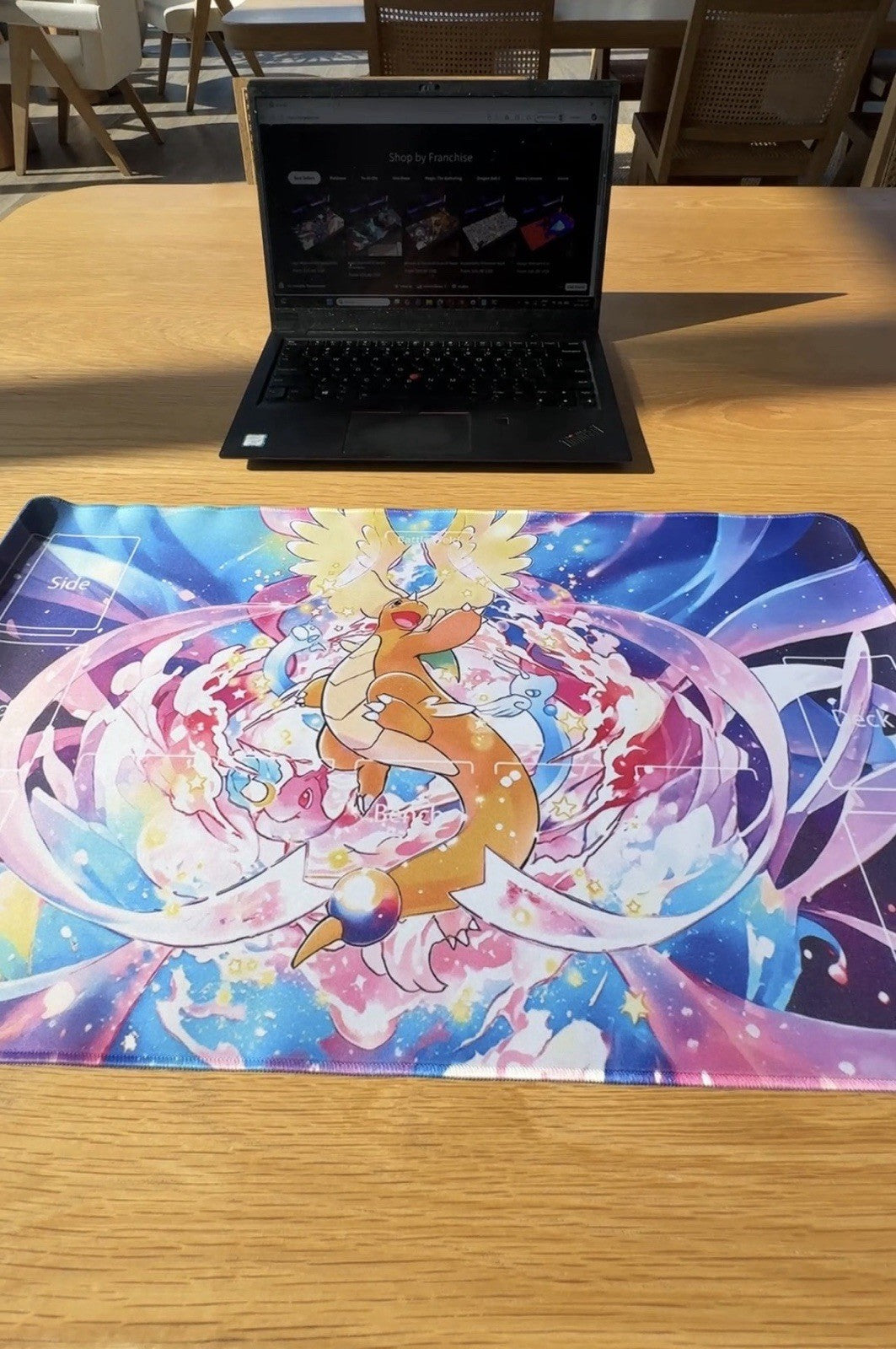 Dragonite EX Ascended Heroes SIR Alt Art Custom Pokémon TCG Playmat Mousepad