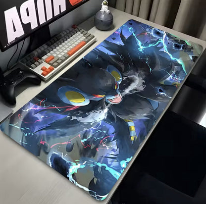 Pokemon Custom Playmat Luxray TCG Play Mat Desk Cover Mouse Pad 24”