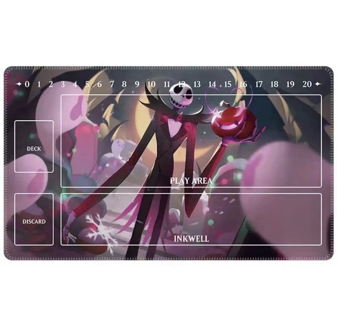 Disney Lorcana Custom Playmat Jack Skellington The Nightmare Before Christmas