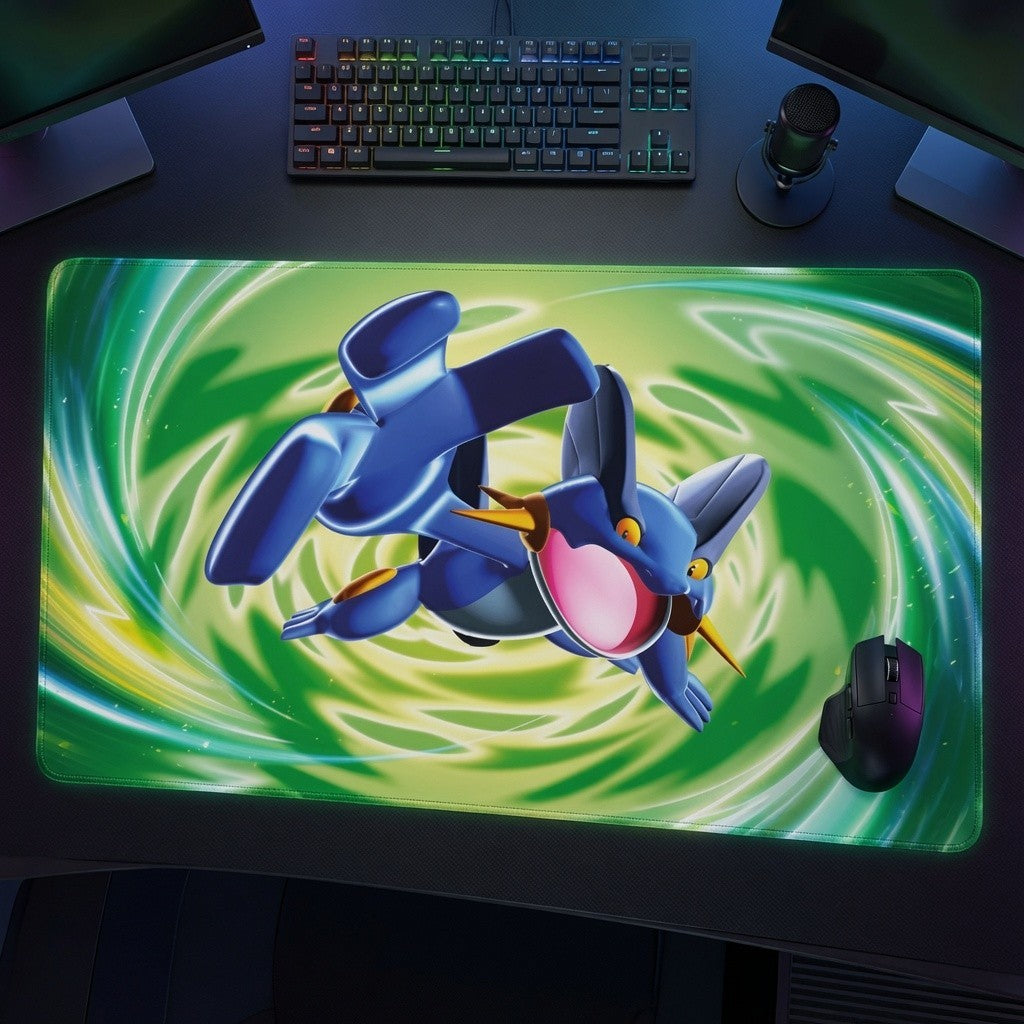 Swampert EX Crystal Guardians Custom Pokemon TCG Card Mousepad Playmat 24x14"