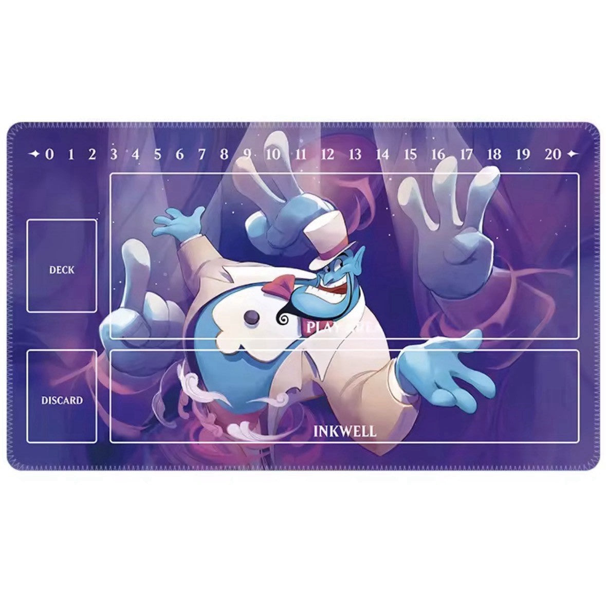 Disney Lorcana Custom Playmat Aladdin The Genie Keyboard Mousepad 24”