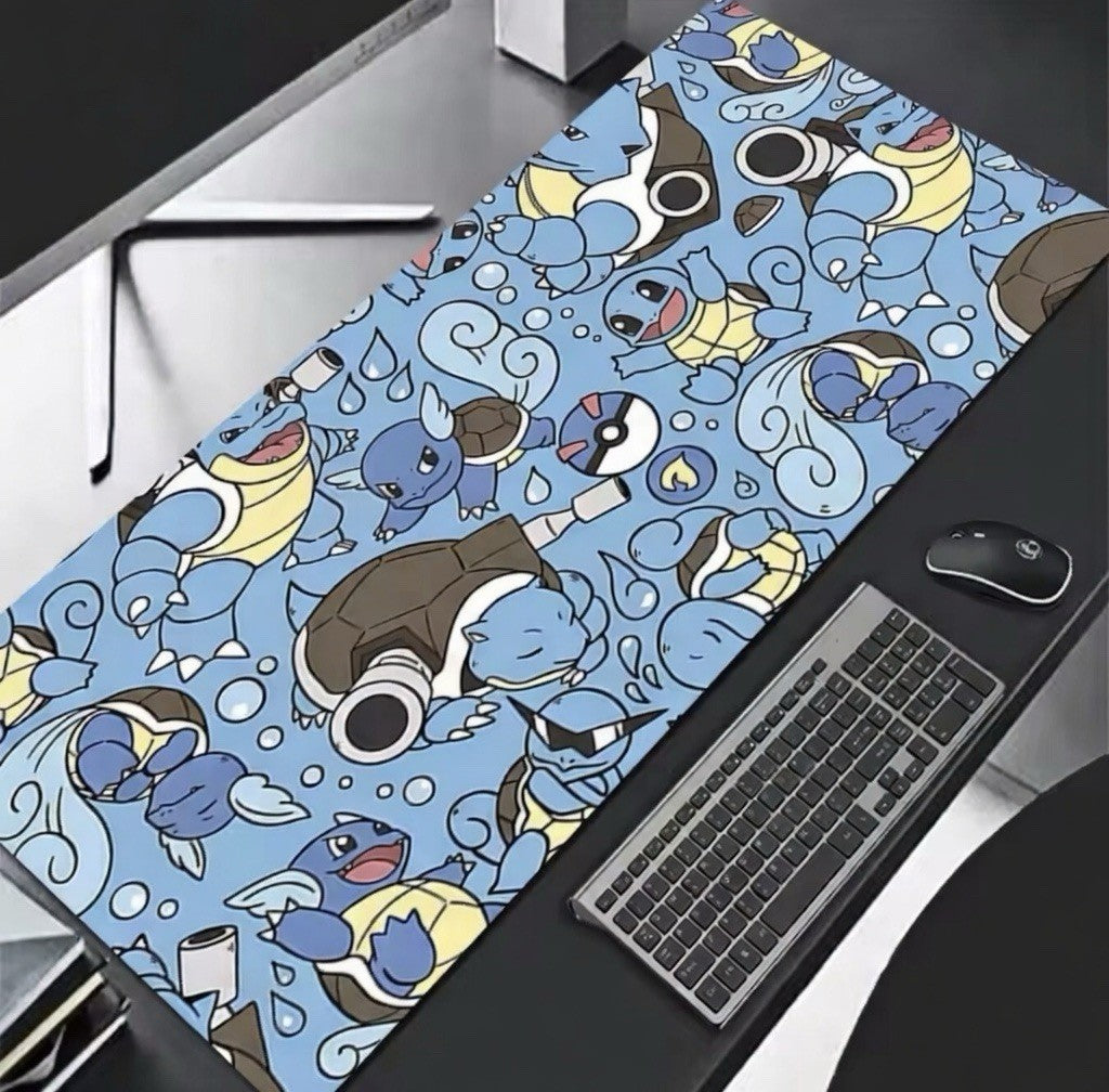 Pokemon Squirtle Wartortle Blastoise Starter Desk Mouse Pokemon Pad 24in Playmat
