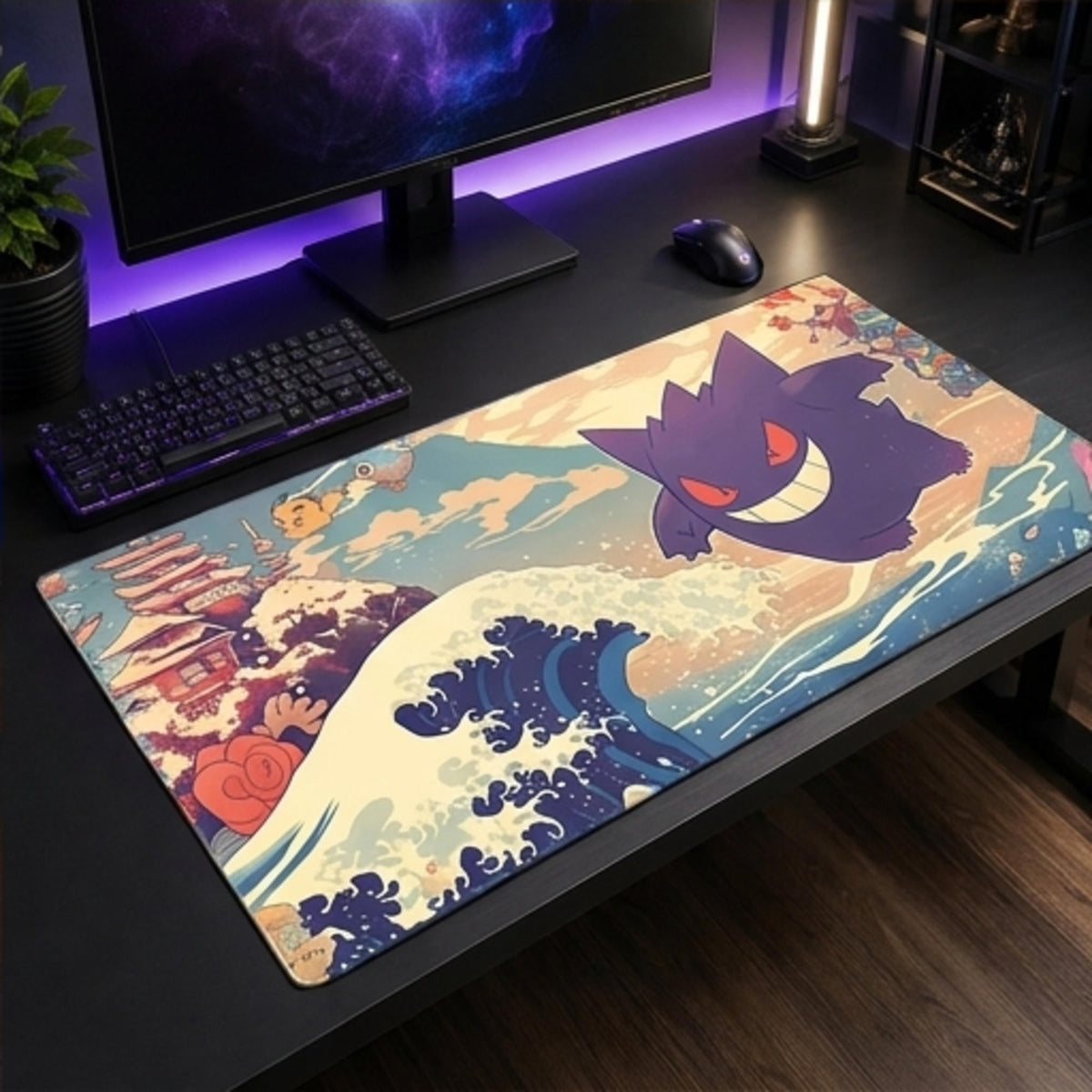 Gengar Crashing Wave trading card game playmat — Togekid