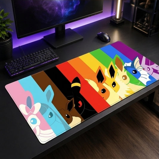 Eeveelutions Rainbow Bond trading card game playmat — Togekid
