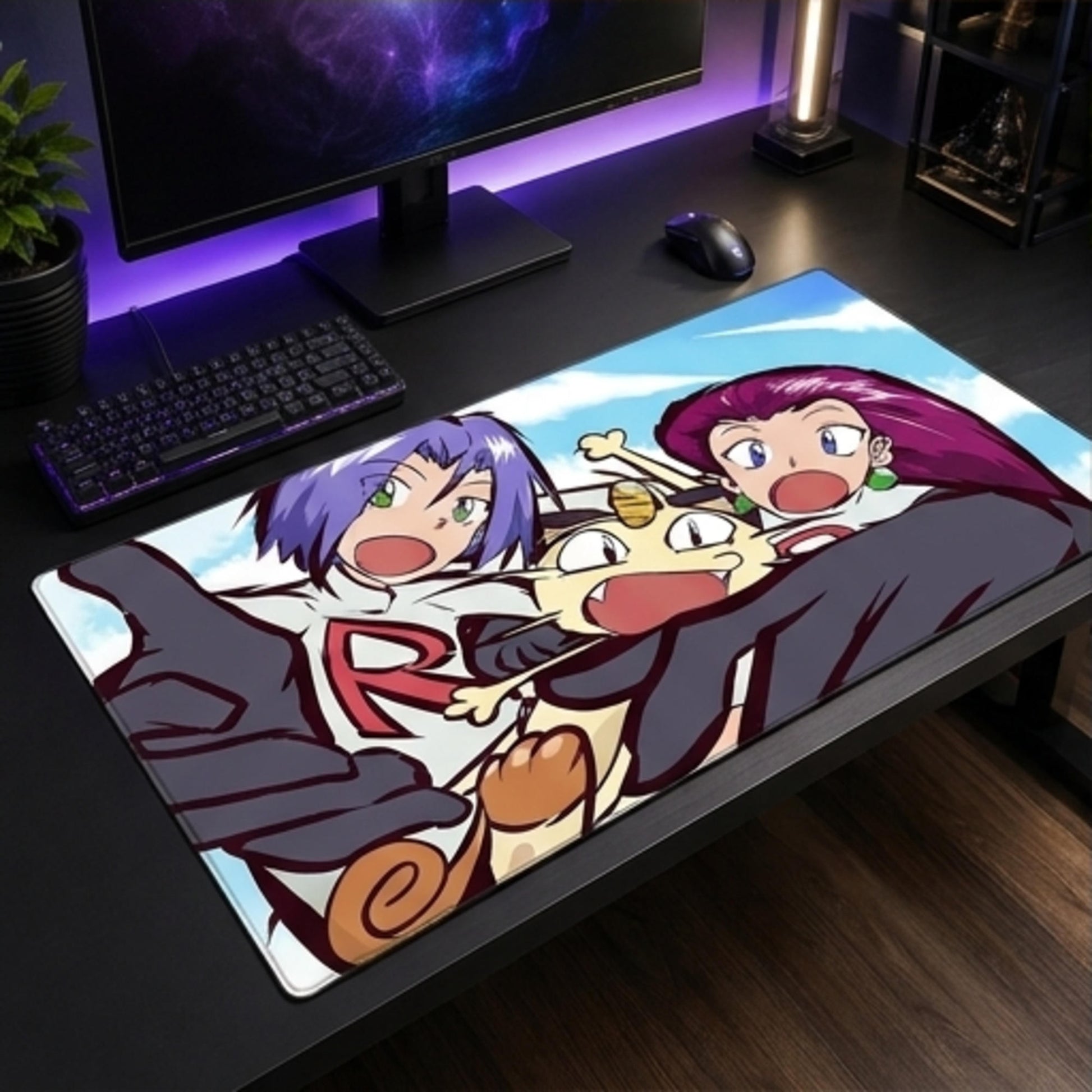 Team Rocket Trouble Duo trading card game playmat — Togekid
