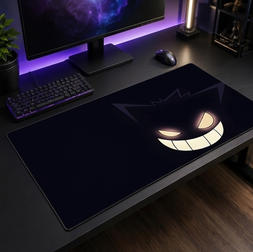Gengar Shadow Silhouette trading card game playmat — Togekid