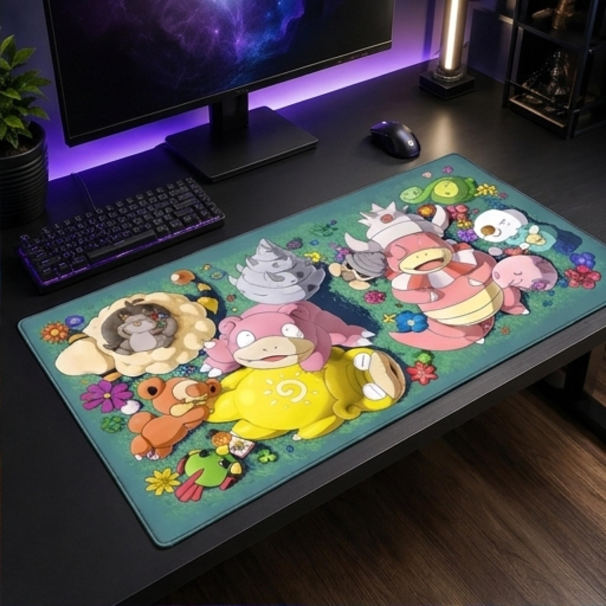 Slowpoke Family Royal Daze trading card game playmat — Togekid