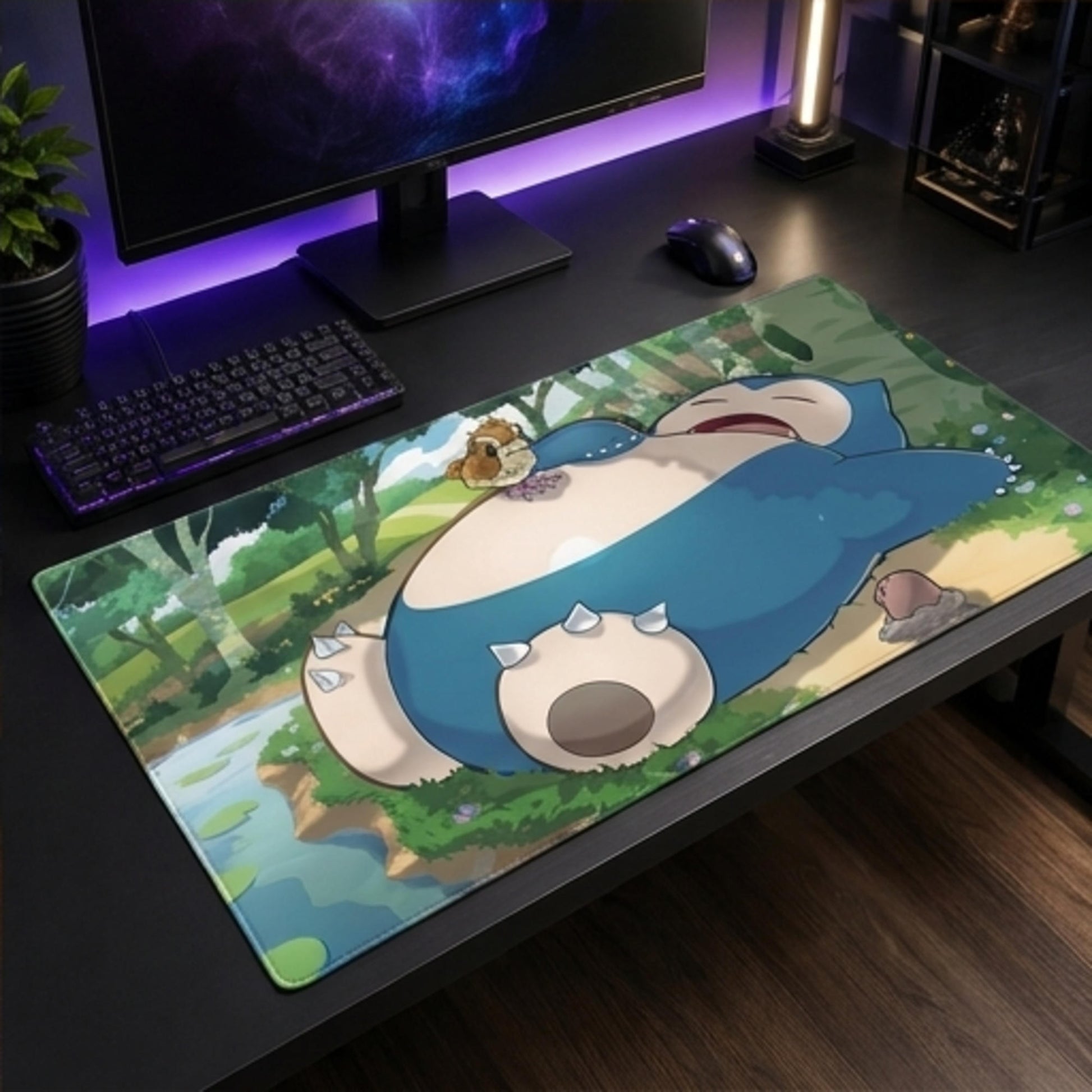 Snorlax Afternoon Nap trading card game playmat — Togekid