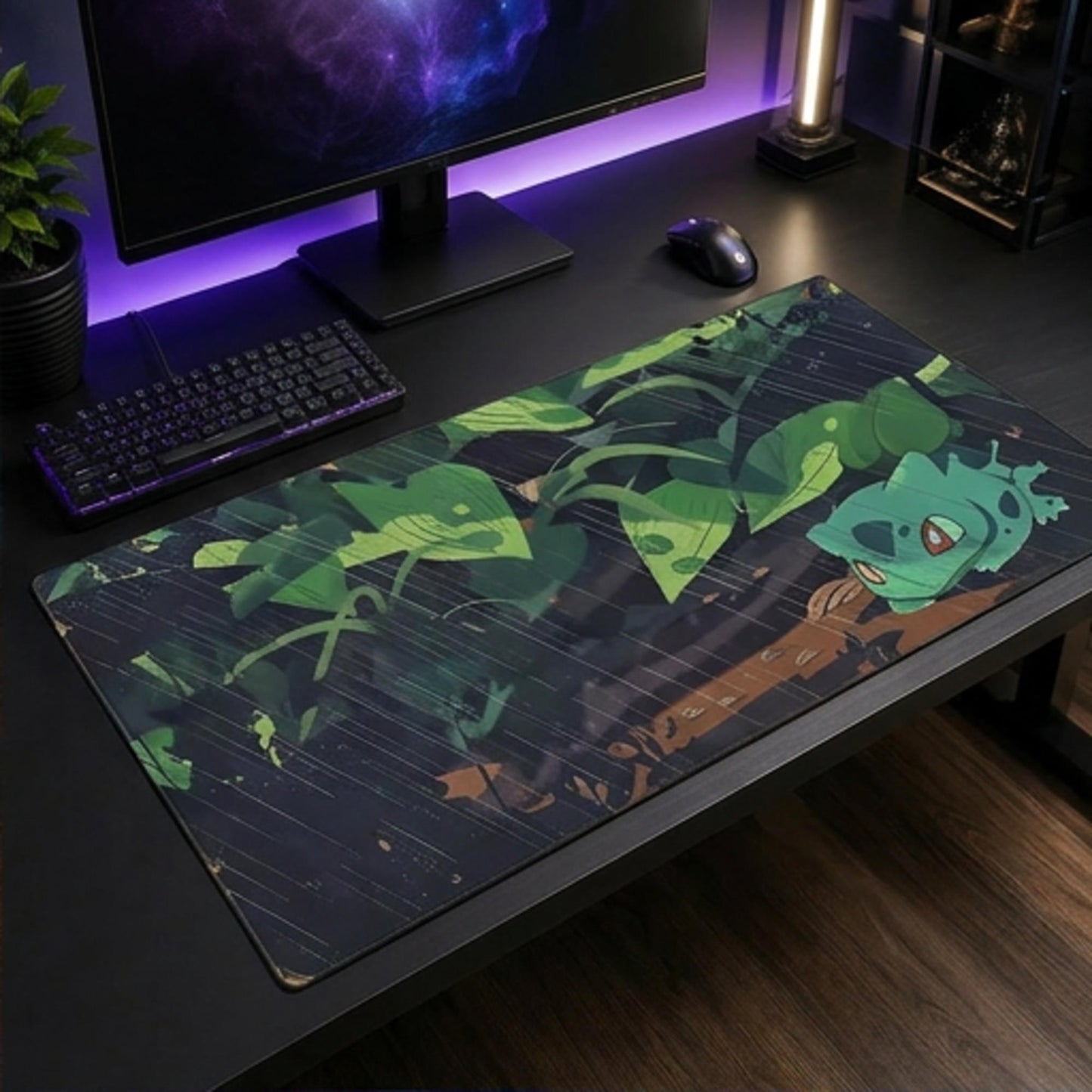 Bulbasaur Vine Whip trading card game playmat — Togekid