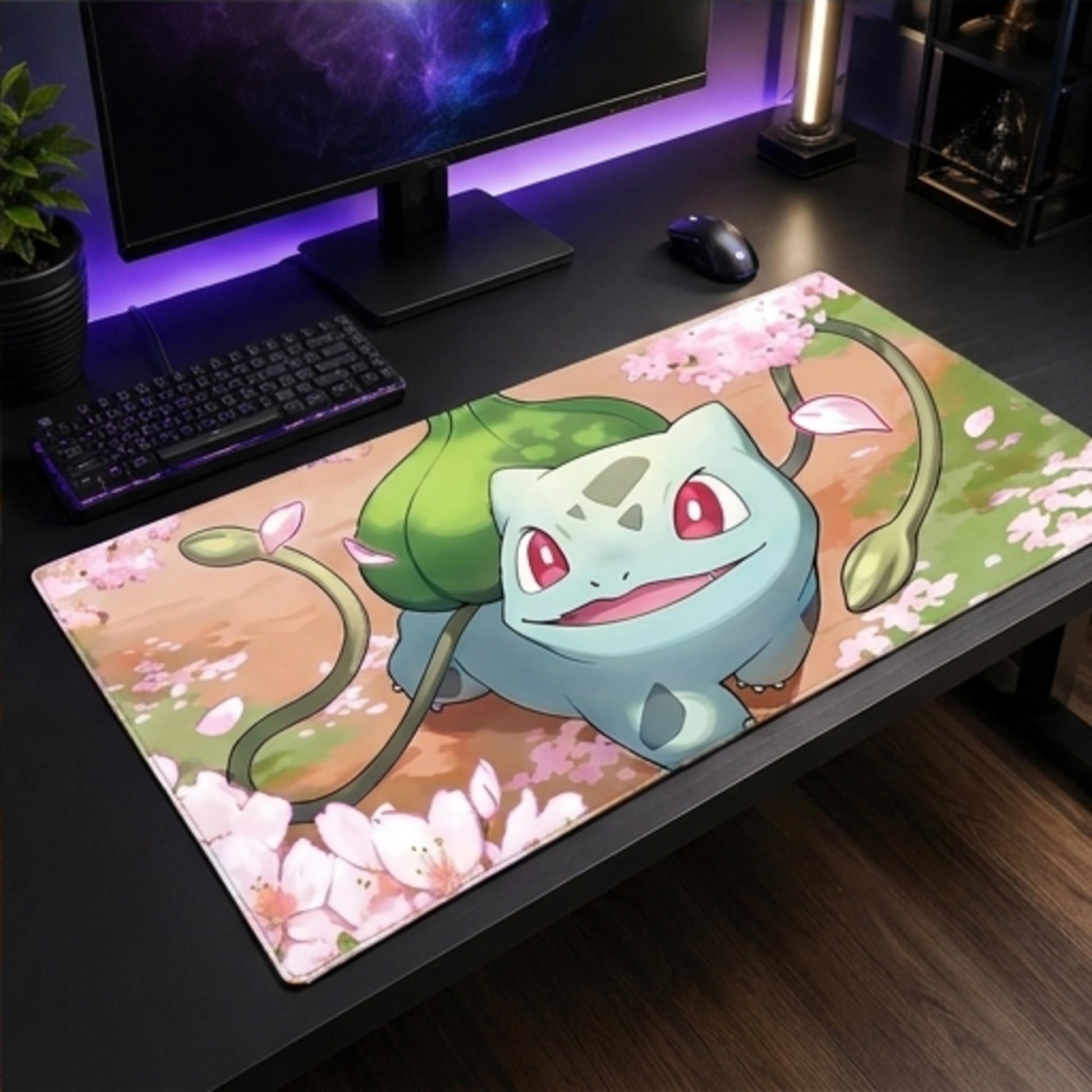 Bulbasaur Classic Green trading card game playmat — Togekid